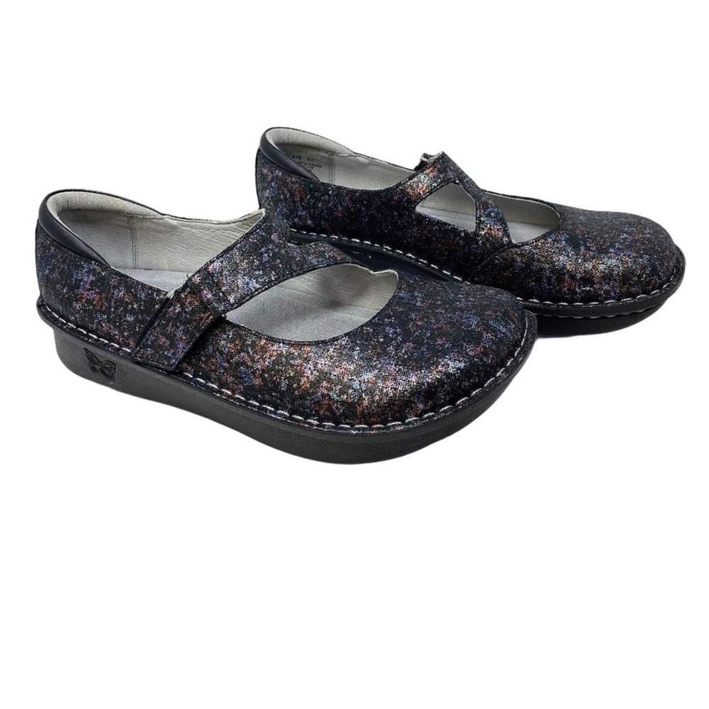 Alegria Paloma Women's Mary Jane 41 Multi Metallic Rocker Clog 10.5